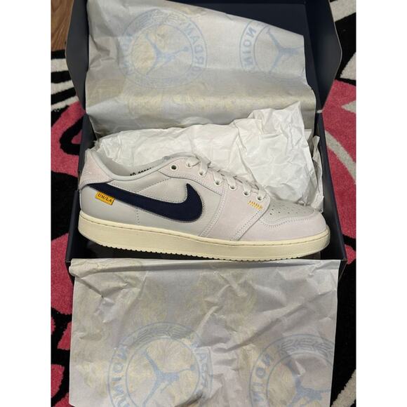 Jordan 1 Retro AJKO Low SP Union Sail Leather - Picture 9 of 9